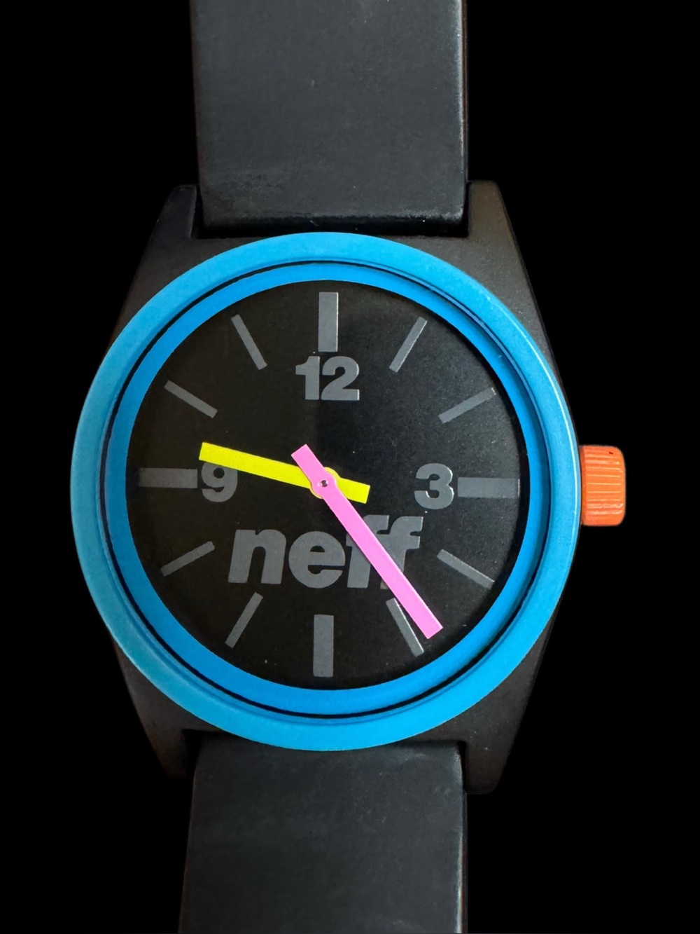 Neff Daily Watch Black Silicone Band